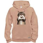 Худи BASE Кот с сердечком