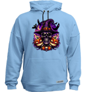 Худи без начісу Джек череп з гарбузами