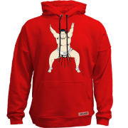 Худи без начеса с борцом сумо