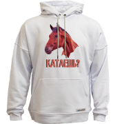 Худи без начісу з написом 