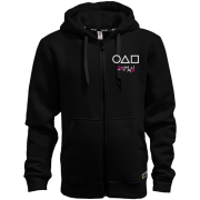 Худи на молнии Игра в кальмара (лого)