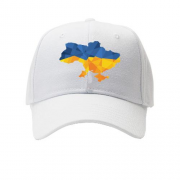 Кепка с полигональной картой Украины
