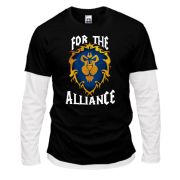 Комбинированный лонгслив For the alliance