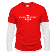 Комбинированный лонгслив Houston Rockets