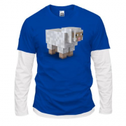 Комбинированный лонгслив Minecraft Овца