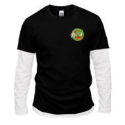 Комбинированный лонгслив Minnesota Wild alternative (Вышивка)