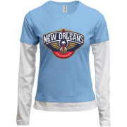 Комбинированный лонгслив New Orleans Pelicans