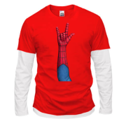 Комбинированный лонгслив Spider-Man Rock