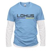 Комбинированный лонгслив с лого "Lomus"