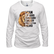 Лонгслив Man of God, Father and Husband