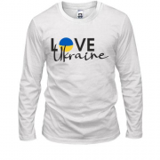 Чоловічий лонгслів "Love Ukraine"
