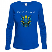 Лонгслив "Ukraine" со стилизованным тризубом