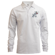 Чоловічий лонгслів поло Дражнуючий Том