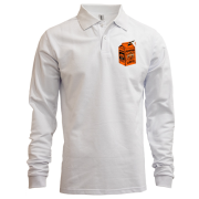 Чоловічий лонгслів поло Pumpkin Latte