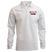 Лонгслив поло ЗОЖ - Здоровый образ жизни