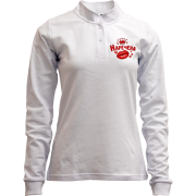 Жіночий лонгслів поло зі стійкою Наречена (корона)