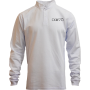 Чоловічий лонгслів поло зі стійкою ПОХ*Й