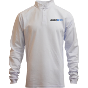 Чоловічий лонгслів поло зі стійкою з хештегом ЯЖЕЛІКАР