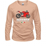 Чоловічий лонгслів з мотоциклом "Ducati1299 Panigale"