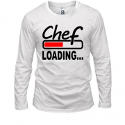Лонгслив с надписью "chef " шеф-повар