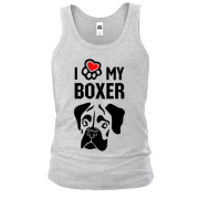 Майка I love my boxer