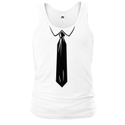 Майка с галстуком (офис стайл)