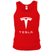Чоловіча майка з лого Tesla