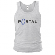 Майка с логотипом игры Portal