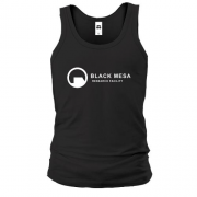 Чоловіча майка з логотипом співробітника Black Mesa (Half Life)