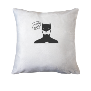 Подушка Batman - i work alone
