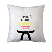 Подушка Черный пояс по кулинарии