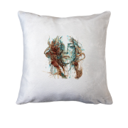 Подушка Девушка - абстракция