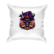 Подушка Джек череп з гарбузами
