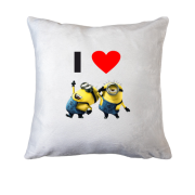 Подушка I love minions
