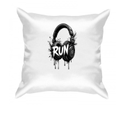 Подушка Наушники Run