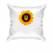 Подушка Соняшник з гербом України