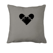 Подушка Skate-heart