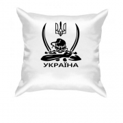 Подушка Україна (козак з шаблями)