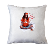 Подушка "Дівчина вранці"