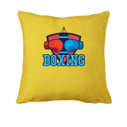 Подушка boxing с перчатками