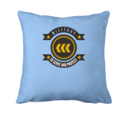 Подушка military to serve and protect