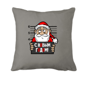 Подушка з Сантою в поліцейській дільниці