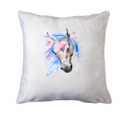 Подушка з акварельного конем