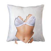 Подушка з білим ліфом