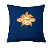 Подушка с черепахой на доске для серфинга