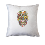 Подушка з черепом з карт
