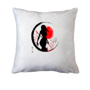Подушка с девушкой Самураем