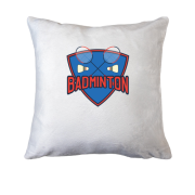 Подушка з двома ракетками і двома воланчиками