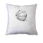 Подушка з ескізом баскетбольного м'яча
