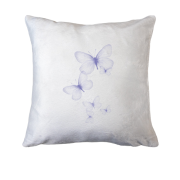 Подушка з фіолетовими метеликами